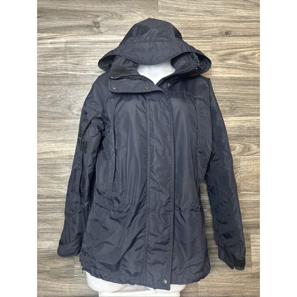 Columbia Womens Size Small black Core Interchange Hooded Jacket Coat